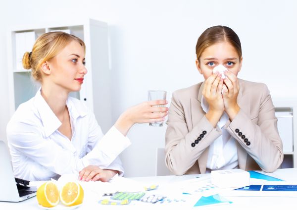 Фото: прививка от гриппа перед ЭКО